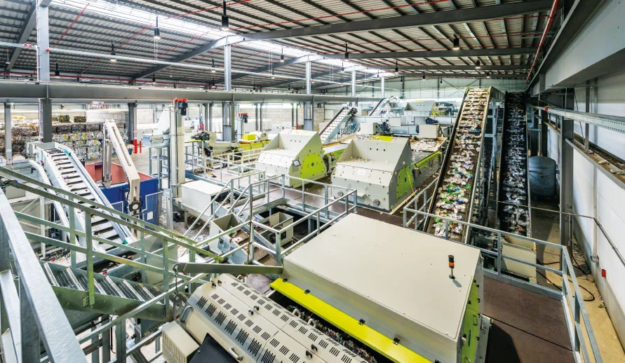Anlage PET-Recycling Hamburg